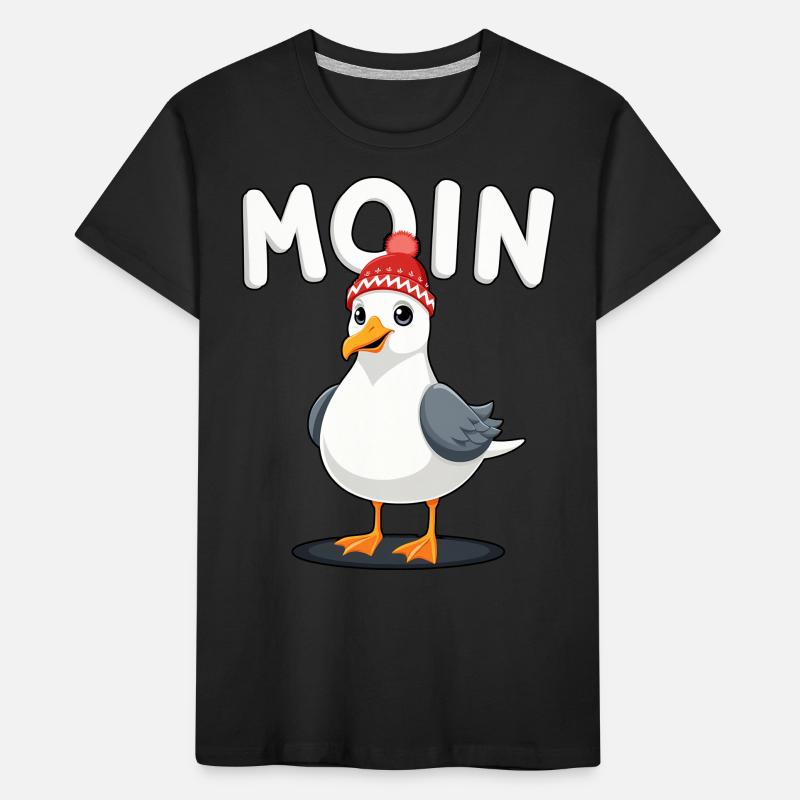 Moin Möwe Kinder Premium Bio T-Shirt