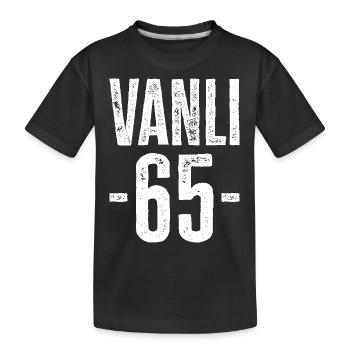 Van 65 – Nature and Tradition from Türkiye - Kids' Premium Organic T-Shirt - black - Front