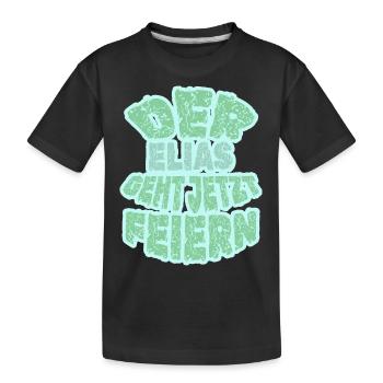 Élie Élie - T-shirt bio Premium Enfant - noir - Devant