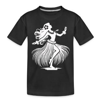 Hawaï Femme Aloha - T-shirt bio Premium Enfant - noir - Devant