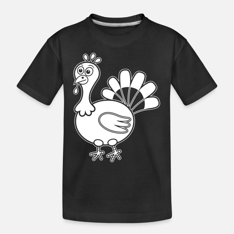 dinde - T-shirt bio Premium Enfant - noir
