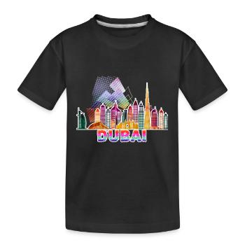 Dubai 3 a - T-shirt bio Premium Enfant - noir - Devant