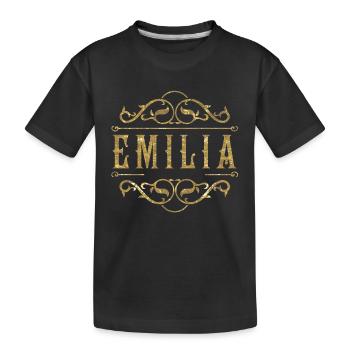 Or Émilie - T-shirt bio Premium Enfant - noir - Devant