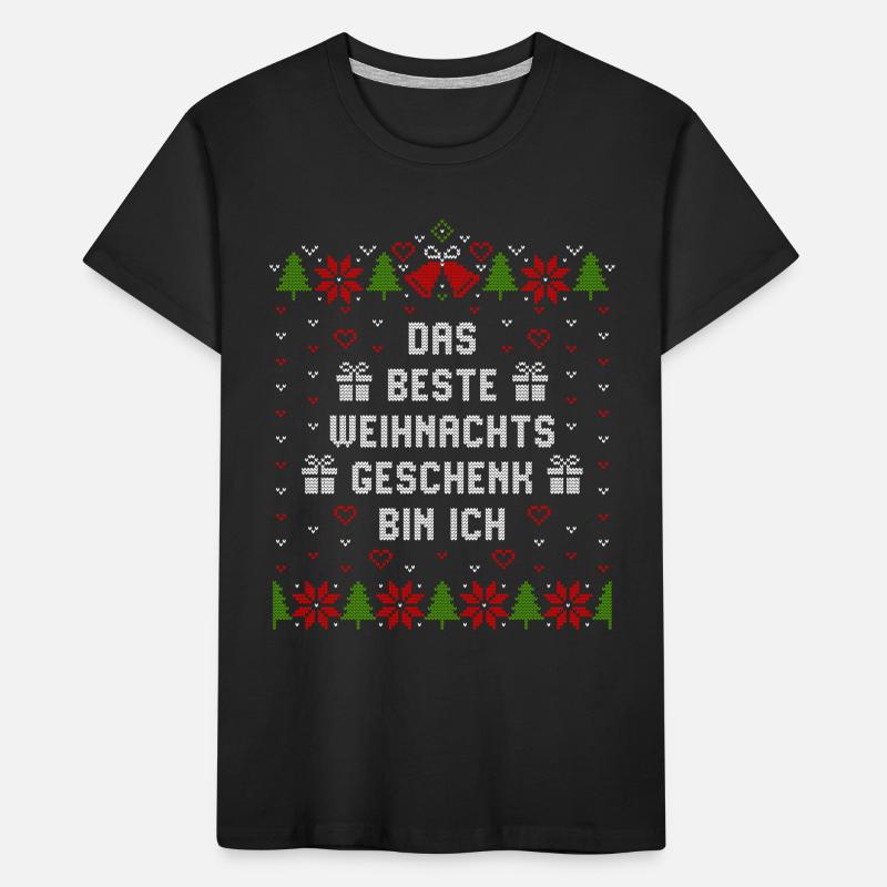 Das beste Weihnachtsgeschenk bin ich Kinder Premium Bio T-Shirt
