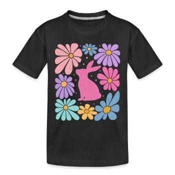 Ostern  - Kinder Premium Bio T-Shirt - Schwarz - Vorne