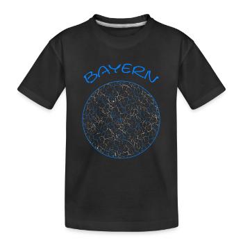 Bayern - Kinder Premium Bio T-Shirt - Schwarz - Vorne