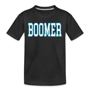Boomer - Kinder Premium Bio T-Shirt - Schwarz - Vorne