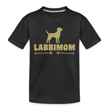Labrador - T-shirt bio Premium Enfant - noir - Devant