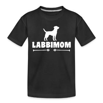Labrador - T-shirt bio Premium Enfant - noir - Devant