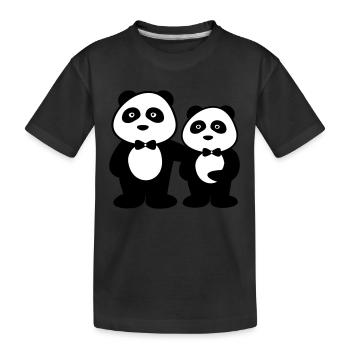 grand frere - T-shirt bio Premium Enfant - noir - Devant