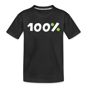 tennis matchball tennis balle de tennis court de tennis - T-shirt bio Premium Enfant - noir - Devant