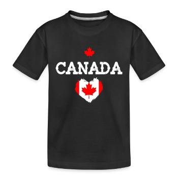 Canada - T-shirt bio Premium Enfant - noir - Devant