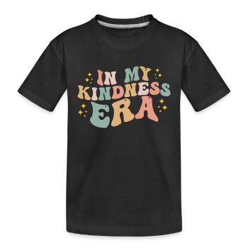 In My Kindness Era Funny Groovy In My Kindness Era - T-shirt bio Premium Enfant - noir - Devant