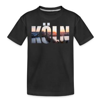HORIZON DE COLOGNE. - T-shirt bio Premium Enfant - noir - Devant