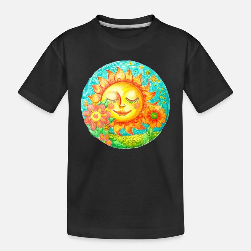 Beau soleil - T-shirt bio Premium Enfant - noir