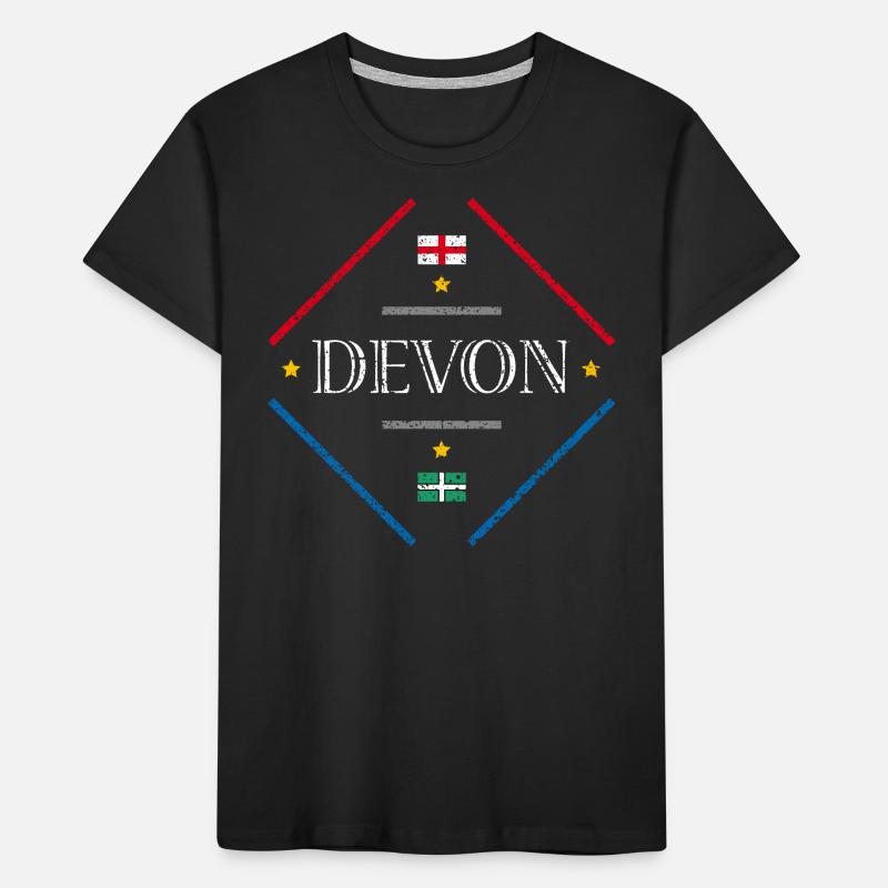 Devon, Angleterre T-shirt bio Premium Enfant