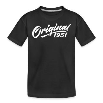 Original 1951 Cadeau D'anniversaire 1951 - T-shirt bio Premium Enfant - noir - Devant