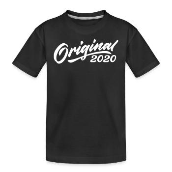Original 2020 Birthday Gift 2020 - Kids' Premium Organic T-Shirt - black - Front