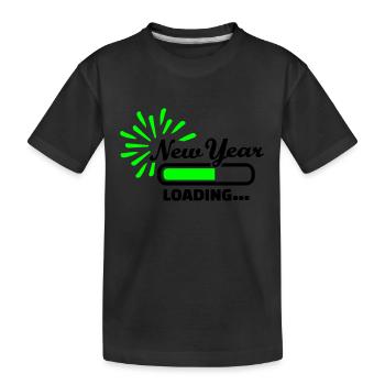 New Year Loading - T-shirt bio Premium Enfant - noir - Devant