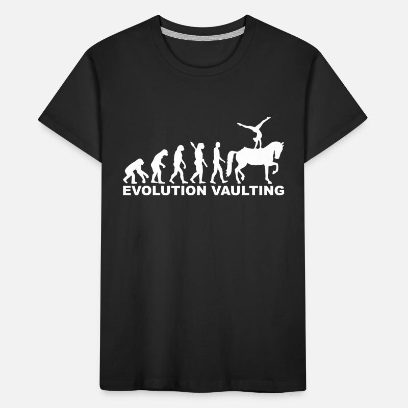 Evolution Vaulting Kids' Premium Organic T-Shirt