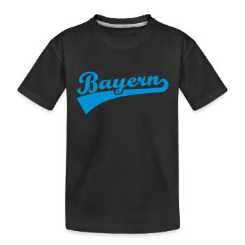 Bayern - Kinder Premium Bio T-Shirt - Schwarz - Vorne