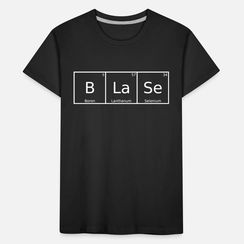 Bubble Surname First Name Chemistry Periodic Table Elements Kids' Premium Organic T-Shirt