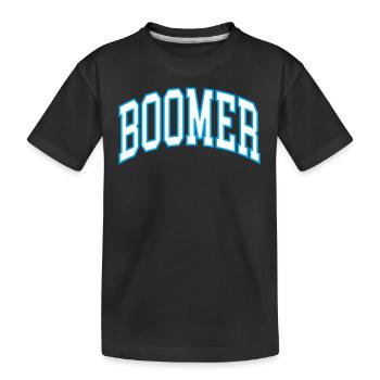 Boomer - Kinder Premium Bio T-Shirt - Schwarz - Vorne