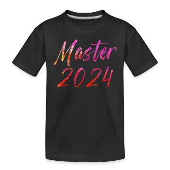 Master 2024 - Kinder Premium Bio T-Shirt - Schwarz - Vorne