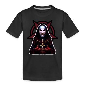 Pentagramme de la prêtresse de la mort - T-shirt bio Premium Enfant - noir - Devant