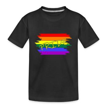 LGBT LGBTQ - Kinder Premium Bio T-Shirt - Schwarz - Vorne