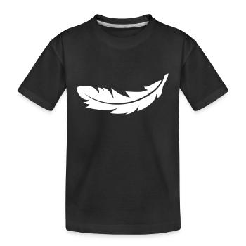 Spring - Kids' Premium Organic T-Shirt - black - Front