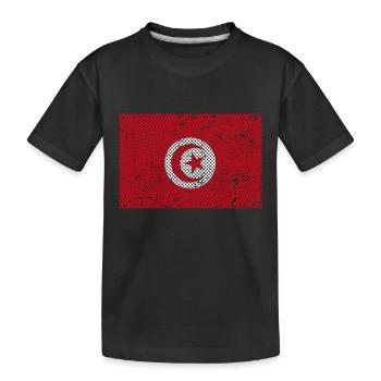 tunisie - T-shirt bio Premium Enfant - noir - Devant