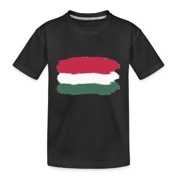 Hongrie - T-shirt bio Premium Enfant - noir - Devant