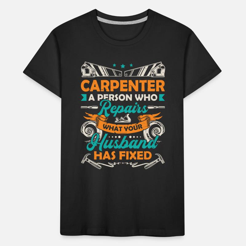 Drôle de menuisier menuisier T-shirt bio Premium Enfant