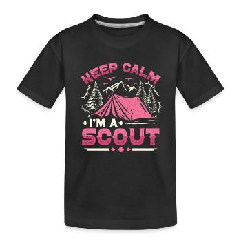 Scout Life Scout Camping Outdoor Scouting - T-shirt bio Premium Enfant - noir - Devant