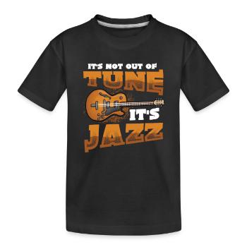 Es Ist Nicht Verstimmt, Es Ist Jazz - Jazz Band - Kinder Premium Bio T-Shirt - Schwarz - Vorne