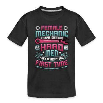 Mécanicien - T-shirt bio Premium Enfant - noir - Devant