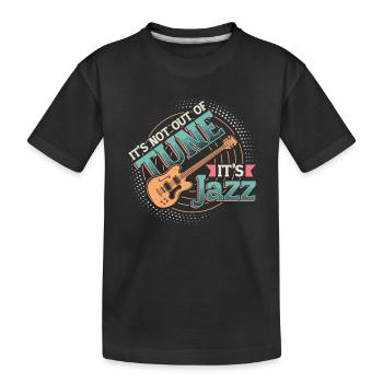 Es Ist Nicht Verstimmt, Es Ist Jazz - Jazz Band. - Kinder Premium Bio T-Shirt - Schwarz - Vorne
