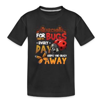 Suche Nach Insekten - Kinder Premium Bio T-Shirt - Schwarz - Vorne