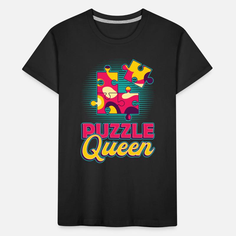 Puzzle Queen, puzzle game Kids' Premium Organic T-Shirt