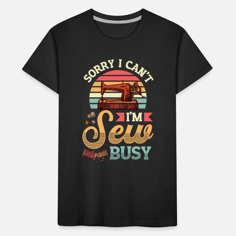 Désolé, je n’arrive pas à coudre occupé T-shirt bio Premium Enfant