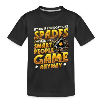 Es Ist In Ordnung, Wenn Du Pik Nicht Magst - Kinder Premium Bio T-Shirt - Schwarz - Vorne