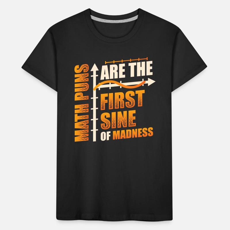 Math Teacher, Math Student, Math Word Games Kids' Premium Organic T-Shirt