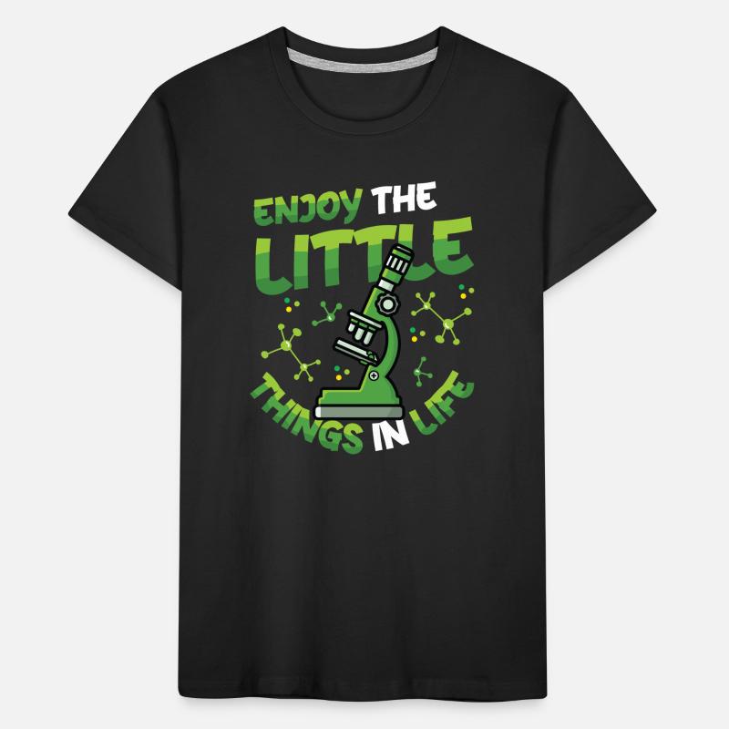 Die Kleinen Dinge Des Lebens Genießen Kinder Premium Bio T-Shirt