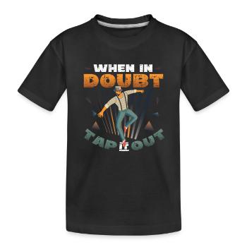 En cas de doute, tapez-le, claquettez - T-shirt bio Premium Enfant - noir - Devant
