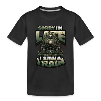 Trainspotting Train Lovers Trains - T-shirt bio Premium Enfant - noir - Devant