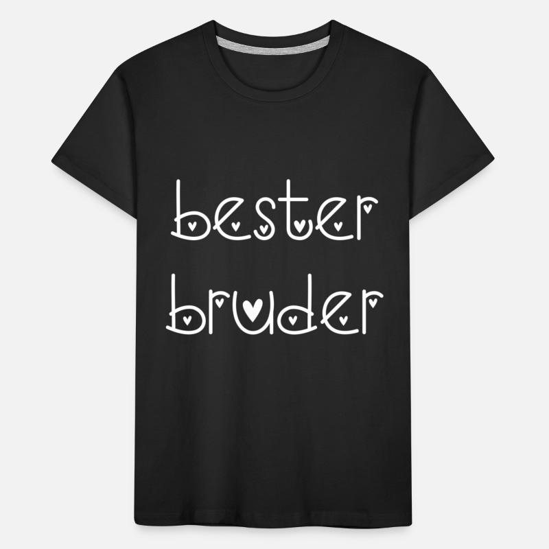 Bester Bruder Kinder Premium Bio T-Shirt