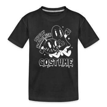 This Is My Halloween Costume I Funny Ghost - Kinder Premium Bio T-Shirt - Schwarz - Vorne