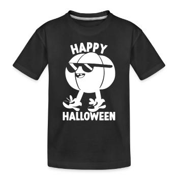 Fête d’Halloween Halloween Citrouille Joyeux Halloween - T-shirt bio Premium Enfant - noir - Devant