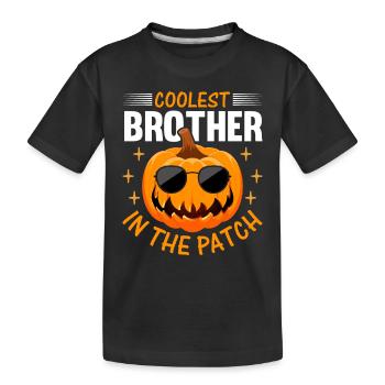 Halloween Family Brother - Frère le plus cool du - T-shirt bio Premium Enfant - noir - Devant